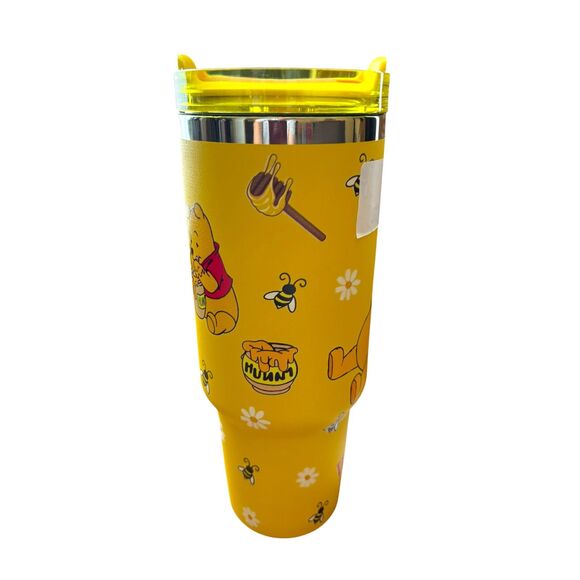 Stanley 40oz Quencher H2.0 Winnie the Pooh Themed Yellow Tumbler NWT - Picture 6 of 8